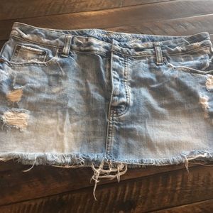 American eagle denim skirt